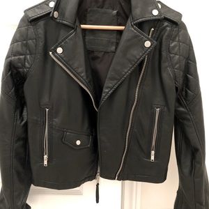 Abercrombie Vegan Leather Moto jacket